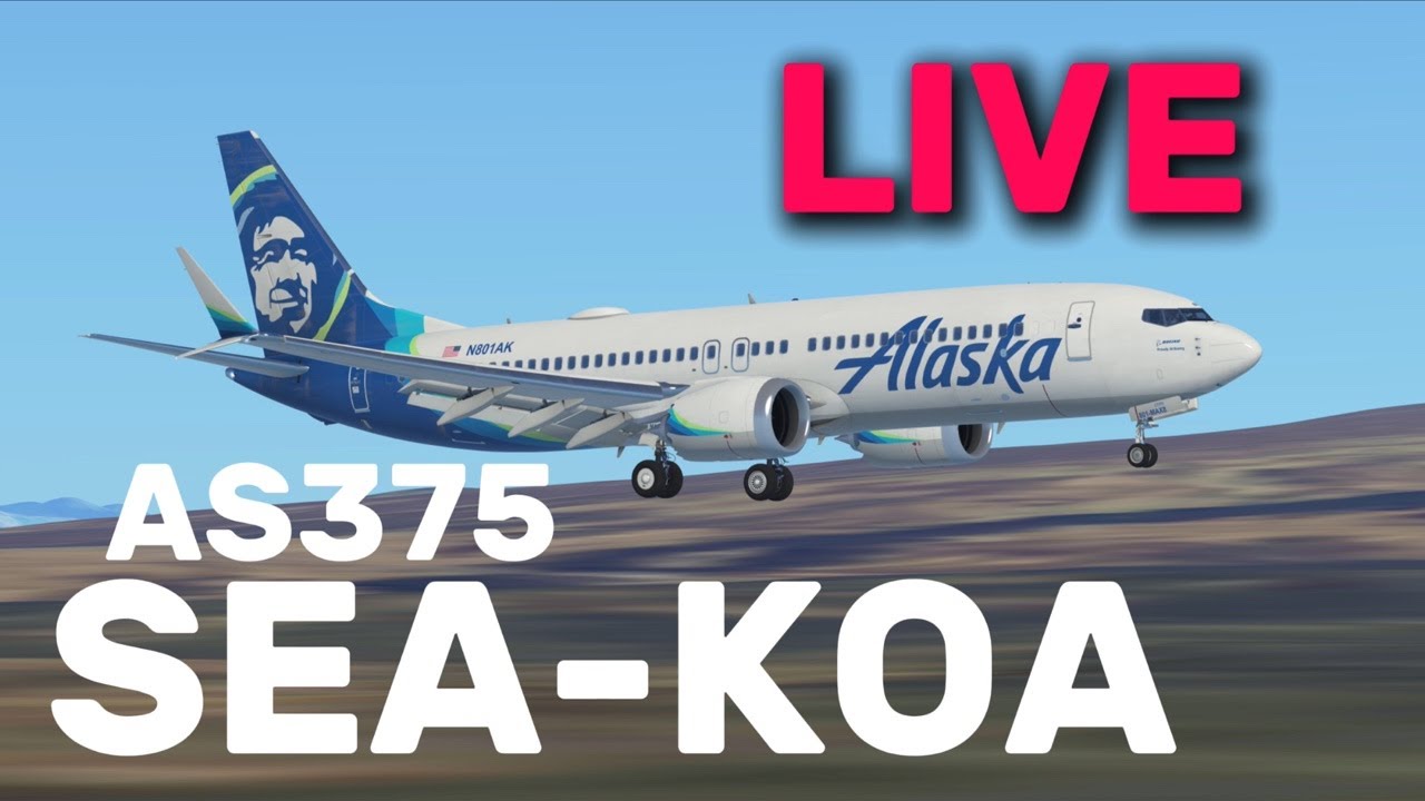 Alaska Airlines | 737 Max 8 | KSEA-PHKO | Expert Server | Infinite Flight