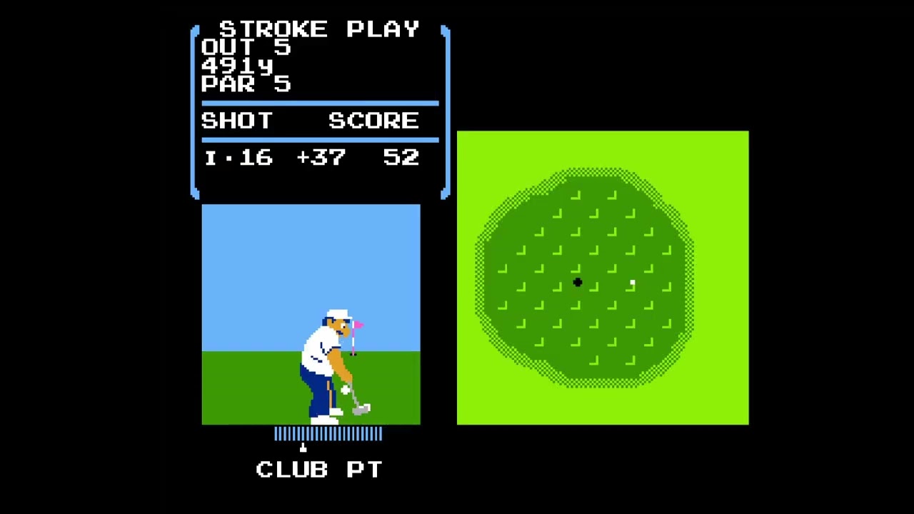 Golf (NES) Complete hole 18