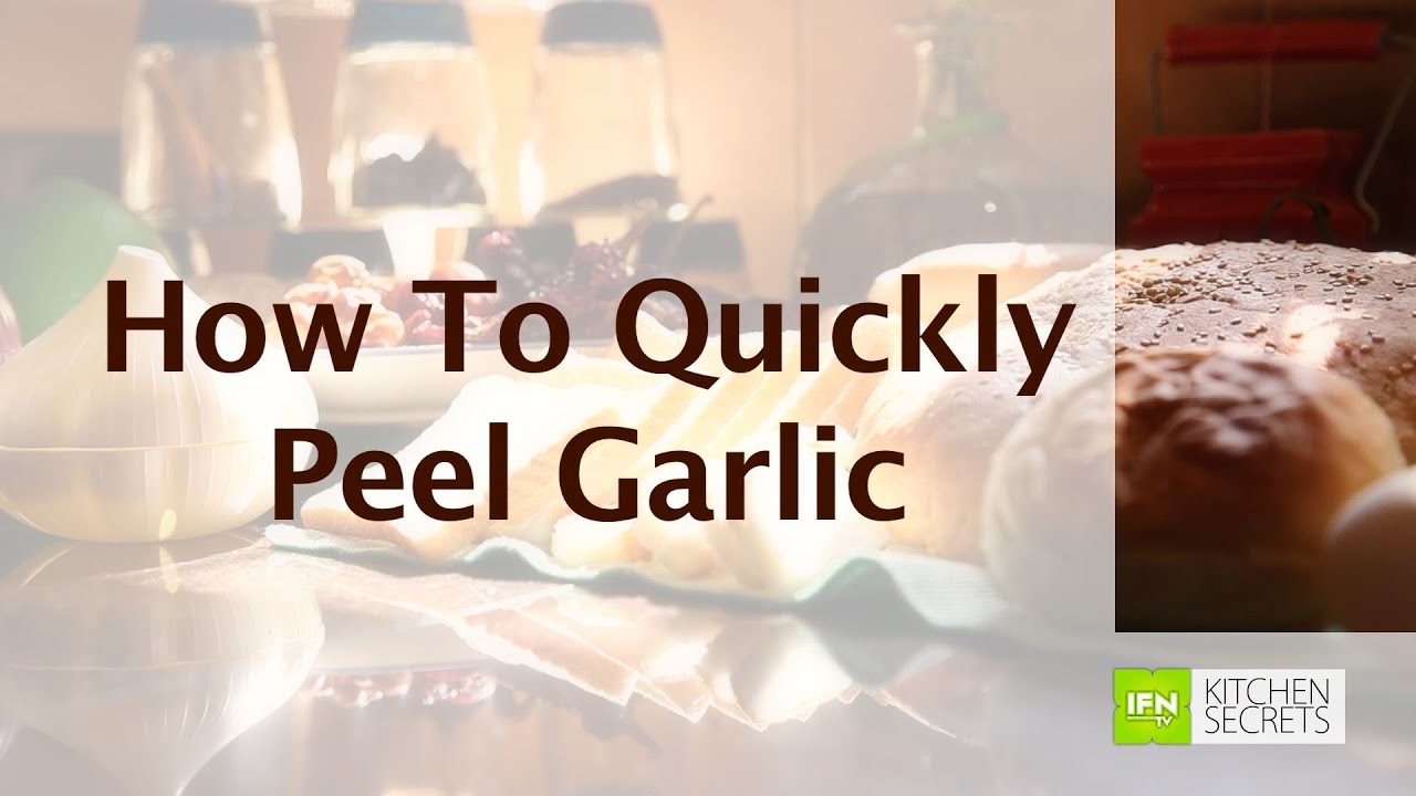 Tip On How To Quickly Peel Garlic  By Preetha | India Food Network