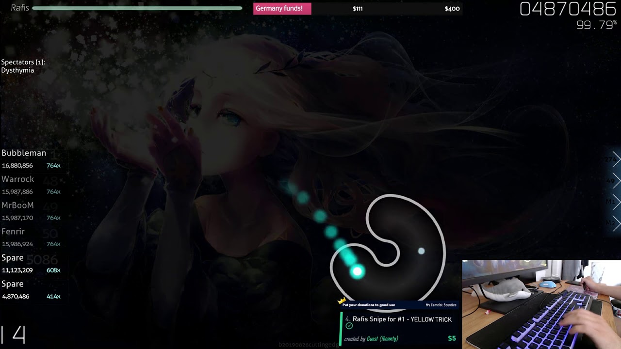 [banned] Spare | Maduk ft. Veela - Ghost Assassin (Bonusmix) [Lumiere] +HDDT 99.89% {#1 635pp FC}