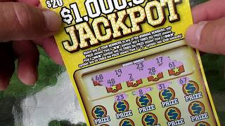 GOOD STUFF!!..PROFIT WIN!!..$20 "JACKPOT" LOTTERY TICKET SCRATCH OFF!!