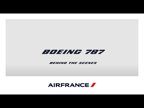 Le Boeing 787 Dreamliner d'Air France en plein vol 