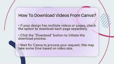 How To Download Videos From Canva? - Graphic Design Nerd