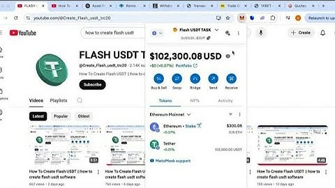 How to Create Real Tradable Flash USDT for Binance, Trust Wallet & Stake Educational purposes only