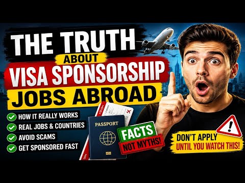 The Truth About Visa Sponsorship Jobs Abroad (What Nobody Tells You!) #workabroad 