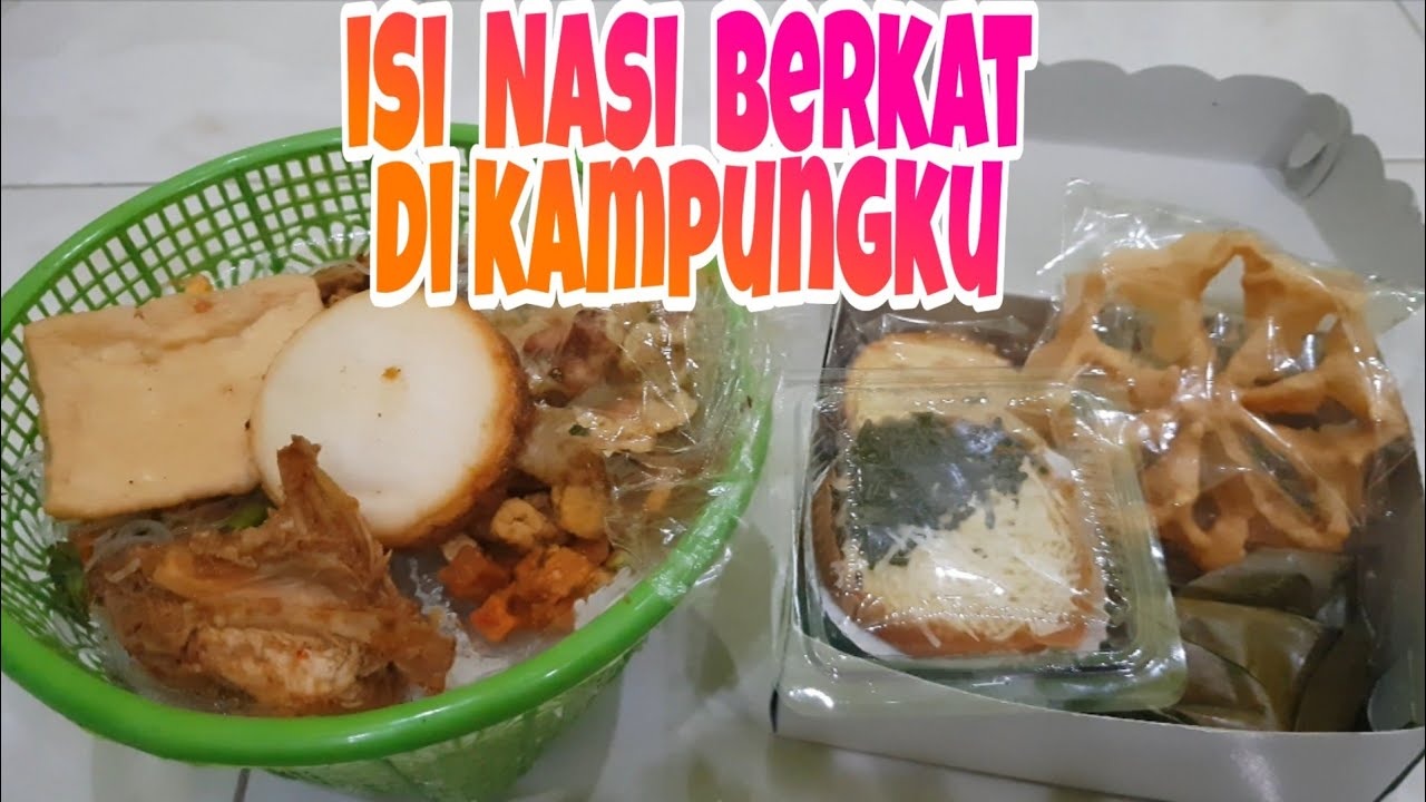 Nasi berkat jawa timur seperti ini isinya 