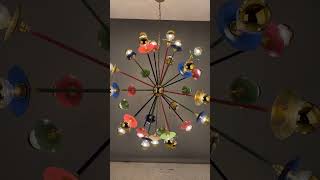 Tokyo Multi-Coloured 29-Arm Brass Sputnik Chandelier 47.25