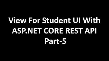 CRUD Operation in Angular With ASP.NET CORE RESTfull API | Part-5