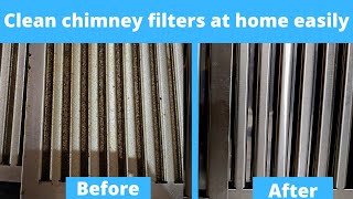 चिपचिपी चिमनी के फिल्टर को घर पर आसानी से करे साफ! How to clean chimney filters at home?