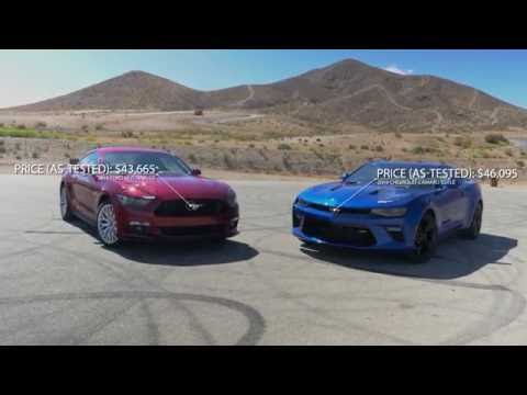 2016 Ford Mustang Gt Vs Chevrolet Camaro Ss Autoblog You
