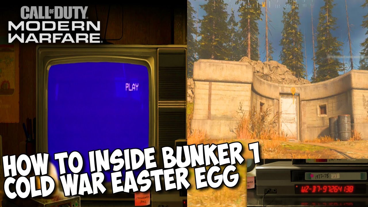 How To Get Inside Bunker 1 Cold War Easter Egg Warzone YouTube