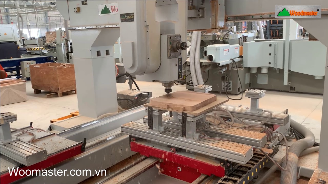 Woodmaster Pin Router MÁY CNC 3D WOODMASTER | CNC ROUTER 2 BÀN CHUYỂN ĐỘNG 5 HƯỚNG TRỤC - YouTube
