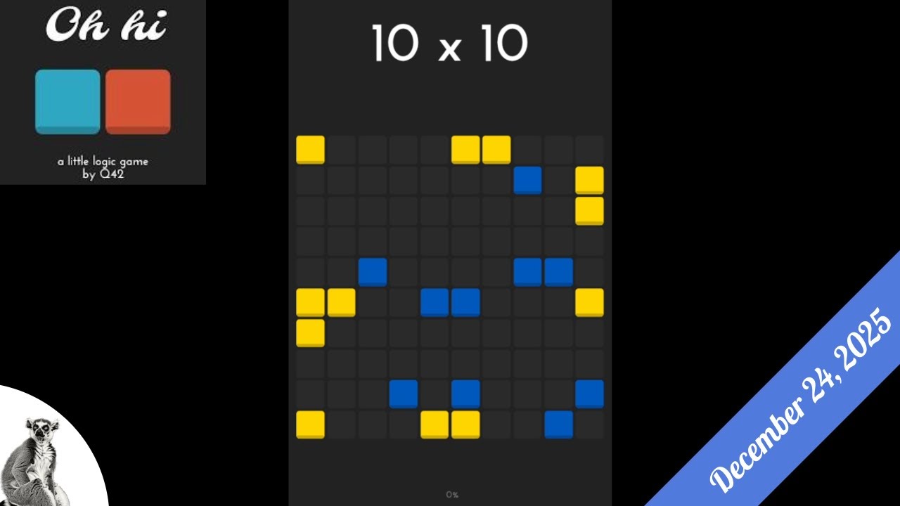 Oh hi Daily Puzzles - December 24 2025