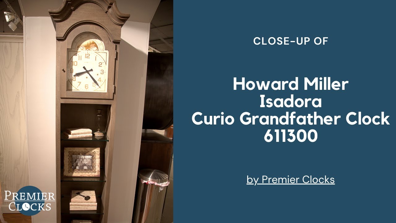 Isadora Curio Grandfather Clock 611300 by Howard Miller at Premier ...