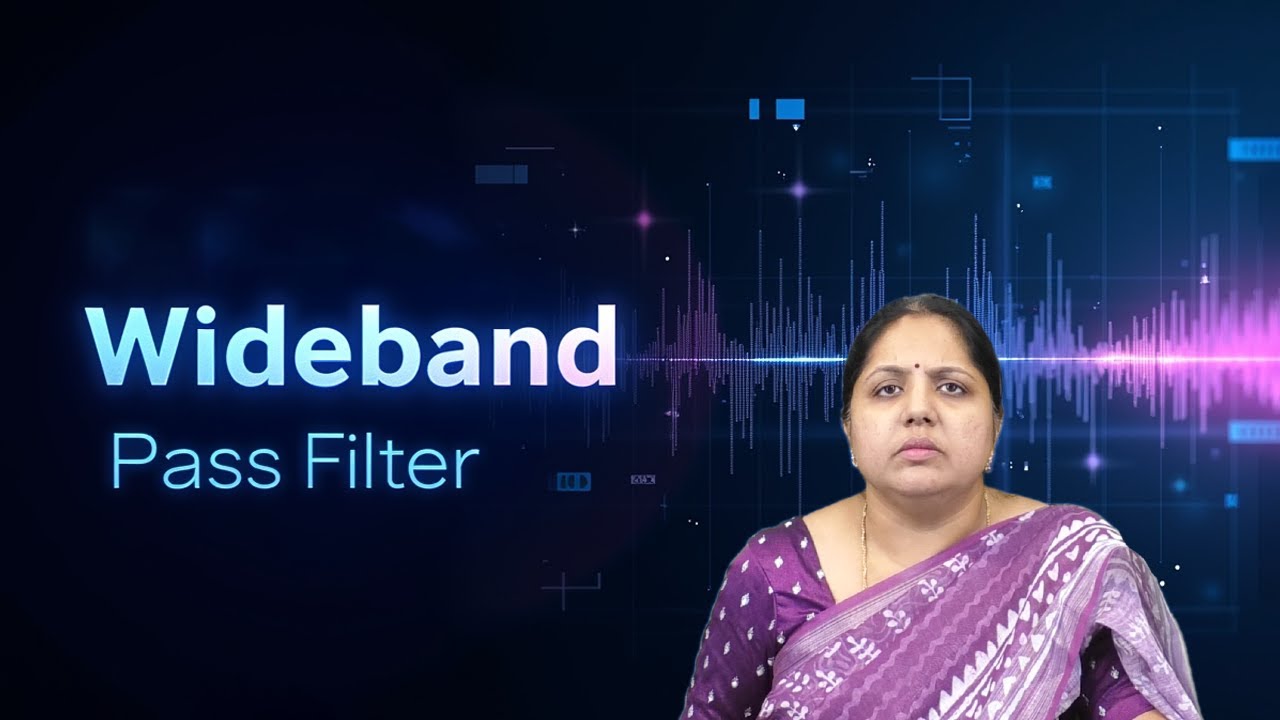 Wideband Pass Filter by Ms. K S Indrani