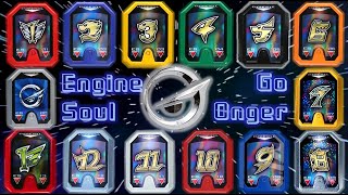 Engine Souls Go-Onger No.1-13 and Dx Go-Phone : Engine Sentai Go-Onger 炎神戦隊ゴーオンジャー & 炎神ソウル