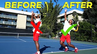 Huge MISTAKE 99% of Tennis Players Make on the Serve (Avoid Injuries!)