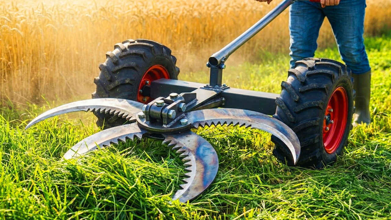 Welder's crazy idea! Turning sickles into million dollar tools  DIY WELD