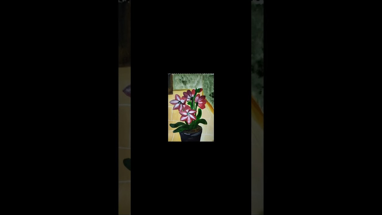 Simple Flower Pot Painting 🌸 | Easy Art for Beginners”