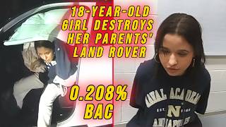 18-Year-Old Girl DESTROYS her Parents' Land Rover at OVER DOUBLE the Limit