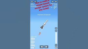 Space flight simulator launch escape system