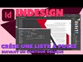 Indesign - Astuces - Créer une liste à puces suivant un contour oblique