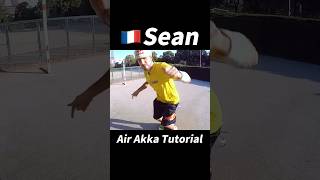 Sean Air Akka Tutorial！#football #footballshorts #footballskills #soccer