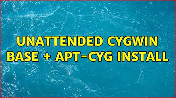 unattended cygwin base + apt-cyg install
