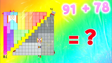 NUMBER BLOCKS TWO RANDOM STEP SQUAD NUMBER ADDITION | NUMBERBLOCKS ADDITION | Kids Tube