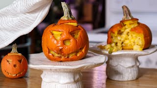 Mac and Cheese Stuffed Jack o Lanterns- The Halloween Recipe for the Whole Family