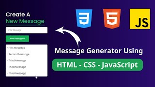 [B'darija] How To Create Message Gnerator Using JavaScript | in Arabic