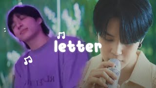 Jungkook singing Letter By Jimin Weverse Live 230726
