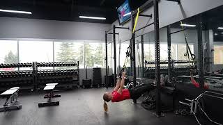 Feet Elevated TRX Row + ISO