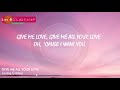 Give Me All Your Love - Loving Caliber | Lyrics / Lyric Video Mp3 Song