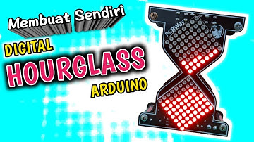 Making Digital Hourglass Arduino MAX7219 MPU6050