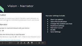 Accessibility Features for Windows 10