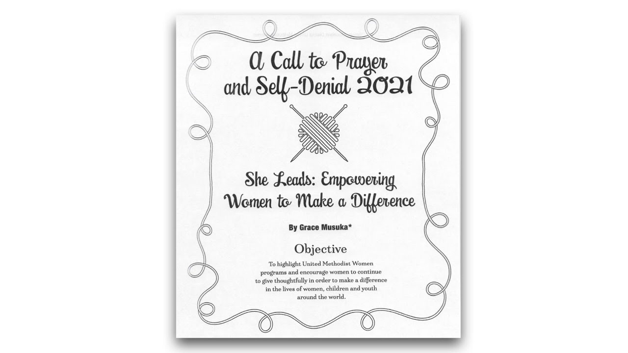 Call To Prayer and SelfDenial UMW YouTube