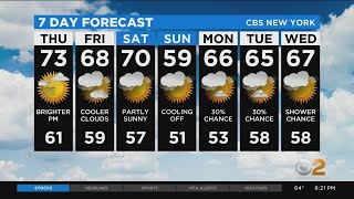 New York Weather: CBS2 10/21 Evening Forecast at 6PM