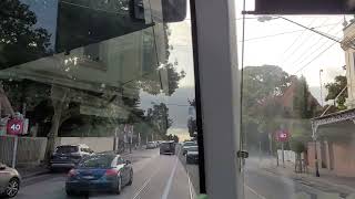 D1 Class tram ride (3523) from Kooyong Rd to Chapel St