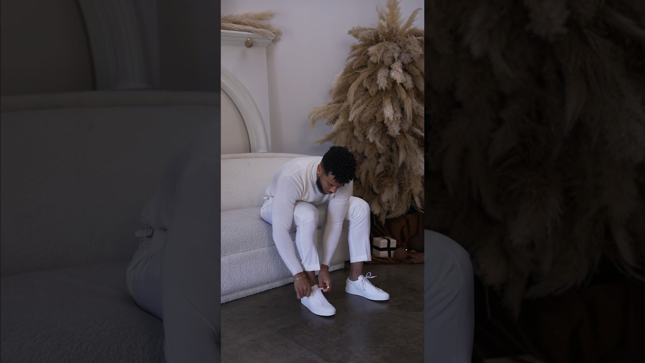All White Holiday Outfit