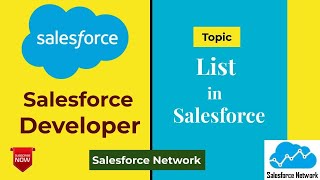 List in Salesforce, List Tutorial in Salesforce.