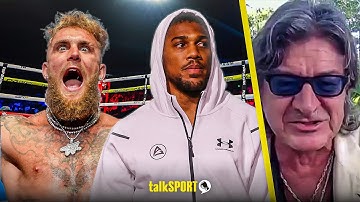"LOSE-LOSE!" Gareth A. Davies ARGUES Jake Paul Will EMBARRASS Anthony Joshua in Month Before Fight