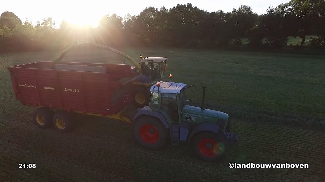 Gras hakselen 2017 - Loonbedrijf Hoorn