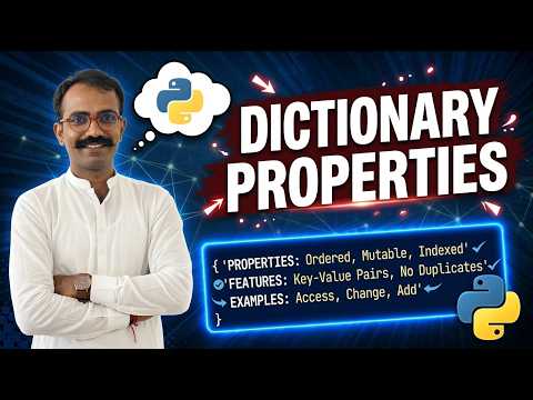 Python Dictionary Properties Explained | class 11 computer science | python tutorial for beginners