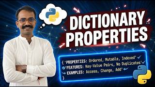 Python Dictionary Properties Explained | class 11 computer science | python tutorial for beginners
