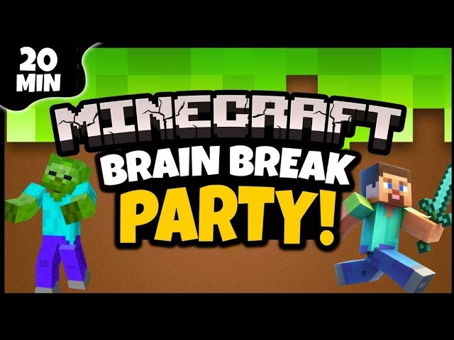 Minecraft Brain Break Party | Freeze Dance | Brain Breaks for Kids | Just Dance | Danny Go Noodle class=