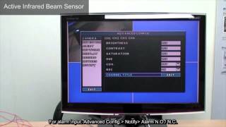 How to connect alarm device to Push Video DVR AVTECH EagleEyes   YouTube