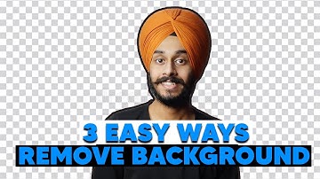3 Easy Ways to Remove Background from a Photo |Manjot Singh|
