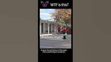 SHADOW MAN Caught on Camera? 👤 #Shorts