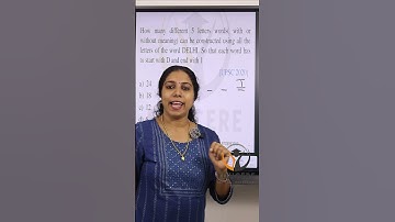 UPSC CSAT|PERMUTATION| |PYQ|#upsc #upscmotivation #shorts #shortvideo